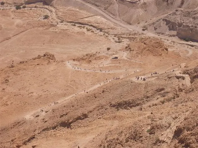 Masada - snake road